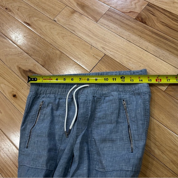 Athleta Cabo Linen Jogger Light Blue Pants - 100% Linen - Women’s Size 2 - Picture 8 of 9